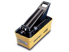 Turbo II Air Hydraulic Pump, Hand/Foot Operated 3/3 Treadle Valve, 127 in3 Usable Oil, For use with Single-Acting Cylinders