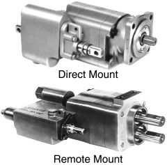 DM400 Series Dump Pump For Light & Medium Duty Dump Trucks, 4.00 cu in/rev, Direct Mount, 3-Line Operation, 2000.00 PSI Relief Setting