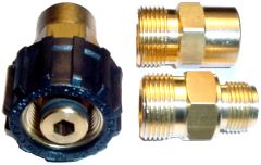 Pressure Washer Adapter, PRESSURE-PRO ADAPTER 3/8 MALE NPT X 22MM