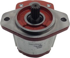 3PE Series Aluminum Gear Pump, 2.86 cu in/rev, 2-Bolt SAE B Mounting Flange, 13T Splined x 1.61 long SAE B Shaft, SAE-20 Side Inlet, SAE-16 Side Outlet, CW Rotation