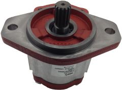 2.5PB Series Aluminum Gear Pump, 1.35 cu in/rev, 2-Bolt SAE B Mounting Flange, 7/8 Straight Keyed SAE B Shaft, SAE -12 Side Inlet, SAE -10 Side Outlet, CW Rotation
