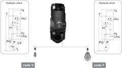 VDP08 Series Inlet module kit (F) parts to convert for fixed displacment pump