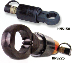 HNS Series Hydraulic Nut Splitter, Nut Grade 2 (or A) & Nut Grade 5 (or B): 1/2 - 1-1/2, Nut Grade 8 (or C): 1/2 - 1-5/16, Nut Grade 2H: 1/2 - 1-1/8 Capacity