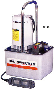 PE17 Series Single-Phase 2-Speed Pump,  Motor, Remote On-Off Motor Control (115VAC), 10 ft,  Valve, Pump on to extend, off to hold, off & manually shift valve to return