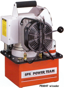 PE60 Series Single-Phase 2-Speed Pump,  Motor, On / Off / Pulse Control,  Valve, Pump on, manually shift valve to pull, to hold (pump off), to release (pump on)