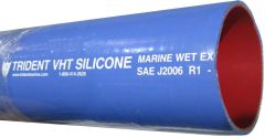 Blue Very Hi Temperature Silicone Rubber Wet Exhaust Hose, 5.00 Inch ID, Up To  PSI