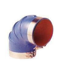 Trident 290V 4 ID Silicone BLUE VHT 90Deg Elbow