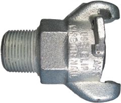 Cast Steel Universal Air Hose Coupling, 3/4 Inch Male NPT