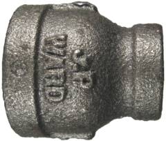 Malleable Iron Pipe Fitting, 1-1/4 x 1/2 Inch Bell Reducer