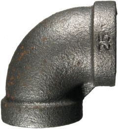 Malleable Iron Pipe Fitting, 2 Inch 90 deg Elbow