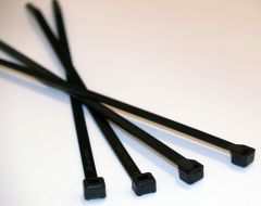 Cable (Wire) Ties, UV BLACK CABLE TIES 14 IN 120 LB 100/PK