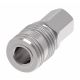 1000/400/500 Series MIL-C-4109 Industrial Interchange Air Quick Disconnect, Female Half, -04 Coupling, 1/4-18 Male NPT