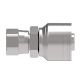 Global TTC 1 & 2 Wire Braid Steel Crimp Fitting, 1-1/16-12 Female JIC 37 deg Flare, -12 Hose, Straight
