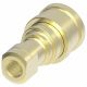 HK Series Industrial Interchange Series B Brass Hydraulic Quick Disconnect, Female Half, -06 Coupling, 3/8-18 Female NPT