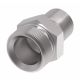 Steel Reusable Air Brake Adapter, 3/8-18 Male NPT To 3/4-20 USF Male USF Swivel, Straight
