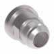 Steel Adapter, 0.50 Inch Code 61 Split Flange To 3/4-16 Male JIC 37 deg Flare, Straight (For pressures thru 4 Light Spiral Hose)