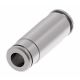 Brass Push>Connect Metric Tube Fitting, 10.00 mm Tube OD Union