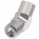 Steel Adapter, 1/8-27 Male NPT To 5/16-18 Male SAE 45 deg Flare, 45 deg Elbow