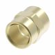 Brass Adapter, 1/4-18 Female NPT To 1/8-27 Female NPT, Straight