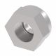 Versil Flare Flareless Tube Nut, 0.50 Inch Tube With 3/4-16 Female JIC 37 deg Flare