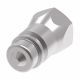 FD72 Series Connect Under Pressure Hydraulic Farm Quick Disconnect, Male Half, -10 Coupling, 1/2-14 Female NPT