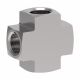 Brass Adapter, 1/2-14 Female NPT Cross