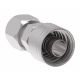 Global TTC 1 & 2 Wire Braid Steel Crimp Fitting, 7/16-20 Flareless Tube Rigid Ermeto 7000 Series, -06 Hose, Straight