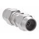 Brass Field Attachable 338 B Series Air Brake Hose End, -08 Hose Mender