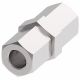 Brass Compression Fitting For Plastic, Copper, & Aluminum Tubing, 0.50 Inch Tube OD Union