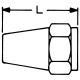 Brass Tube Fitting, 0.63 Inch Tube OD To 7/8-14 Thread Long Flare Nut