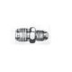 Brass Adapter, Male SAE 45 deg Flare To 7/16-20 Male SAE 45 deg Flare, Straight