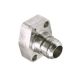 Steel 4-Bolt Flange Adapter, 0.50 Inch Code 61 Flange, O-Ring Half To 3/4-16 Inch Male JIC 37 deg Flare, Straight