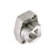Steel SAE 4-Bolt Flange Adapter, 1.50 Inch Code 61 Flange, Flat Face Half To 1.50 Inch Pipe, Saddle Weld