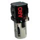 Aro-Flo Series Air Line Filter, 1/2 NPT Ports, 5 micron Element, 197 SCFM Flow Rating, 2.4 oz Bowl Capacity, Manual Drain