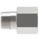 Steel Adapter, 1/4-18 Male NPT To 9/16-18 Female SAE O-Ring Boss (Straight Thread O-Ring), Straight