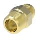 Brass Adapter, 1/2-14 Male NPT To 5/8-18 Male SAE 45 deg Flare, Straight