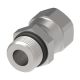 Steel Adapter, 3/4-16 Male SAE O-Ring Boss (Straight Thread O-Ring) To 3/4-16 Female JIC 37 deg Flare Swivel, Straight
