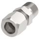 7000 Series Ermeto Steel Flareless Fitting, 0.25 Inch Tube OD To 1/4-18 Male NPT, Straight