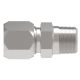 7000 Series Ermeto Steel Flareless Fitting, 0.38 Inch Tube OD To 1/4-18 Male NPT, Straight