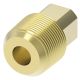 Brass Adapter, 3/8-18 Male NPT Square Head Plug