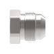 Steel Adapter, 1.50 Inch Braze Port To 1-7/8-12 Male JIC 37 deg Flare, Straight