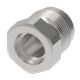 Steel Adapter, 2.00 Inch Braze Port To 2-1/2-12 Male JIC 37 deg Flare, Straight