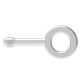 Steel Brake System Adapter, -03 Male JIC 37 deg Flare To 7/16 Inch Banjo, Straight