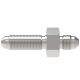Steel Brake System Adapter, -03 Male JIC 37 deg Flare To 10mm x 1.5 Male Metric Flare, Straight
