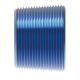 Blue Anodized Aluminum Adapter (AN 932), Inch Male NPT Allen Head Plug