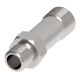 Steel Adapter, 13/16-16 Male SAE O-Ring Face Seal To 3/4-16 Male SAE O-Ring Boss (Straight Thread O-Ring), Long Straight