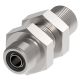 Steel Adapter, 1-3/16-12 Male O-Ring Face Seal To 1-3/16-12 Male O-Ring Face Seal, Straight Bulkhead