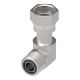 Steel Adapter, 1-3/16-12 Male SAE O-Ring Face Seal To 1-3/16-12 Female SAE O-Ring Face Seal, 90 deg Elbow
