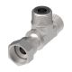 Steel Adapter, 11/16-16 Male SAE O-Ring Face Seal Run & Branch To 11/16-16 Female SAE O-Ring Face Seal Run, Tee