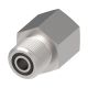 Steel Adapter, 13/16-16 Male O-Ring Face Seal To 1-3/16-12 Female O-Ring Face Seal, Straight